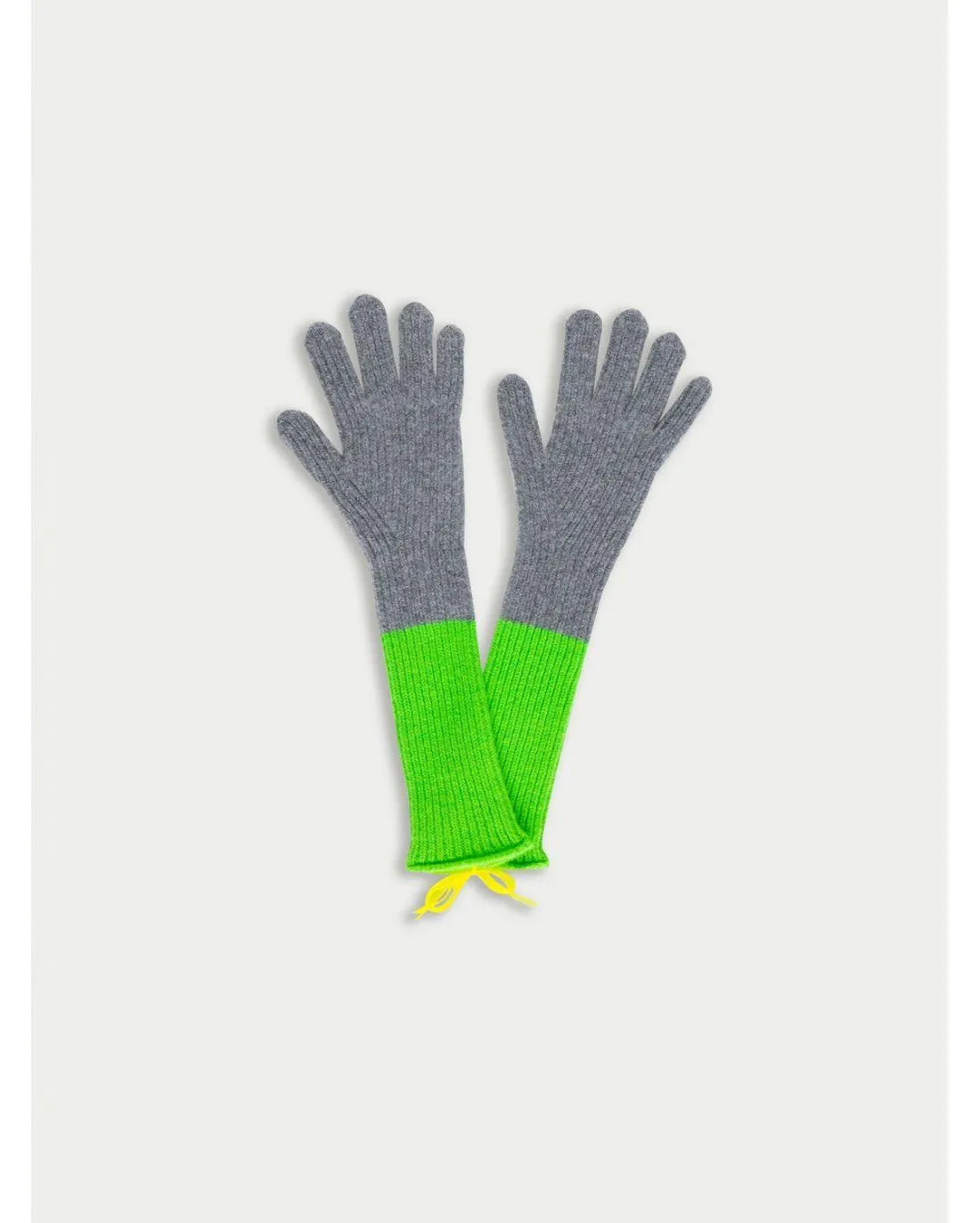 Gants Jessie GLOVES GREY / NEON GREEN - La Fetiche | Chez Maman Rouen