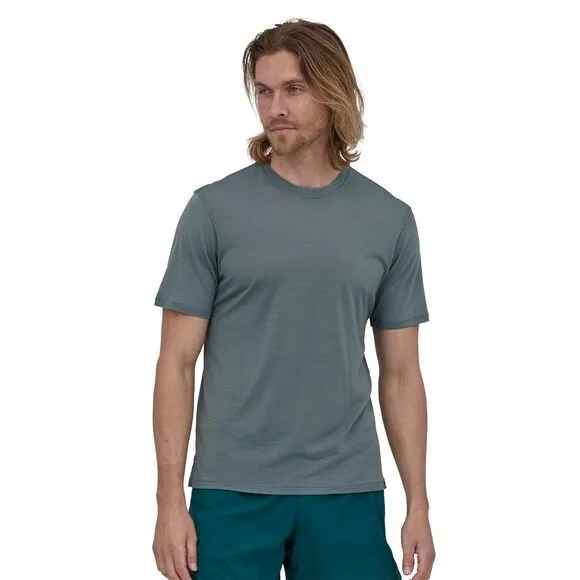 Tee Shirt de randonnée Capilene Cool Merino Shirt - Plume Grey